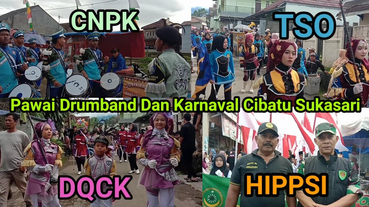 Pawai Drumband DQCK, TSO & CNPK di Cibatu Sukasari Acara Samenan