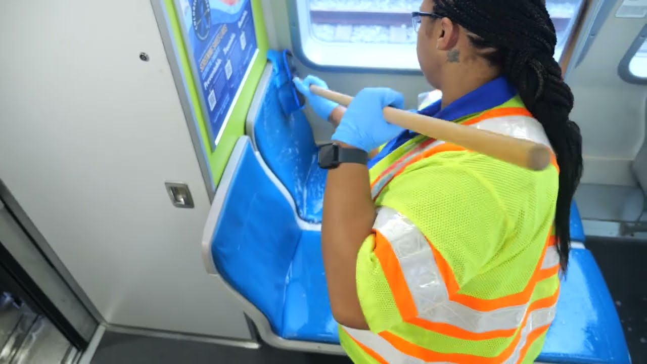 How BART Deep Cleans Train Cars