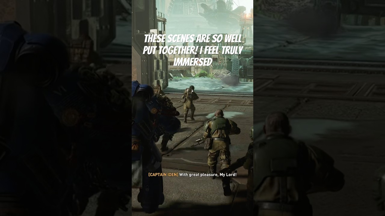 Warhammer 40k Space Marine 2 - The Cadians March To Battle #shorts #warhammer40k #spacemarine2