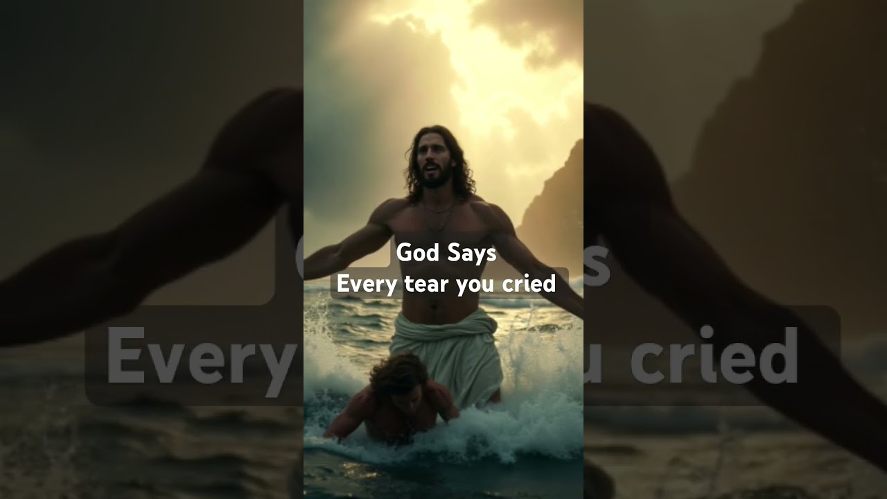 God Says : Every Tear You Cried #christianmotivation #godtalks #godtrendingvideos