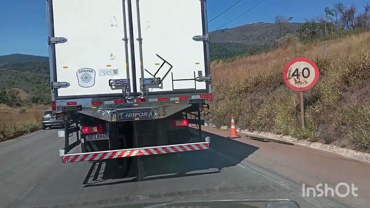 Obras Br 381: Novas sinalizações no trevo de Caeté MG.