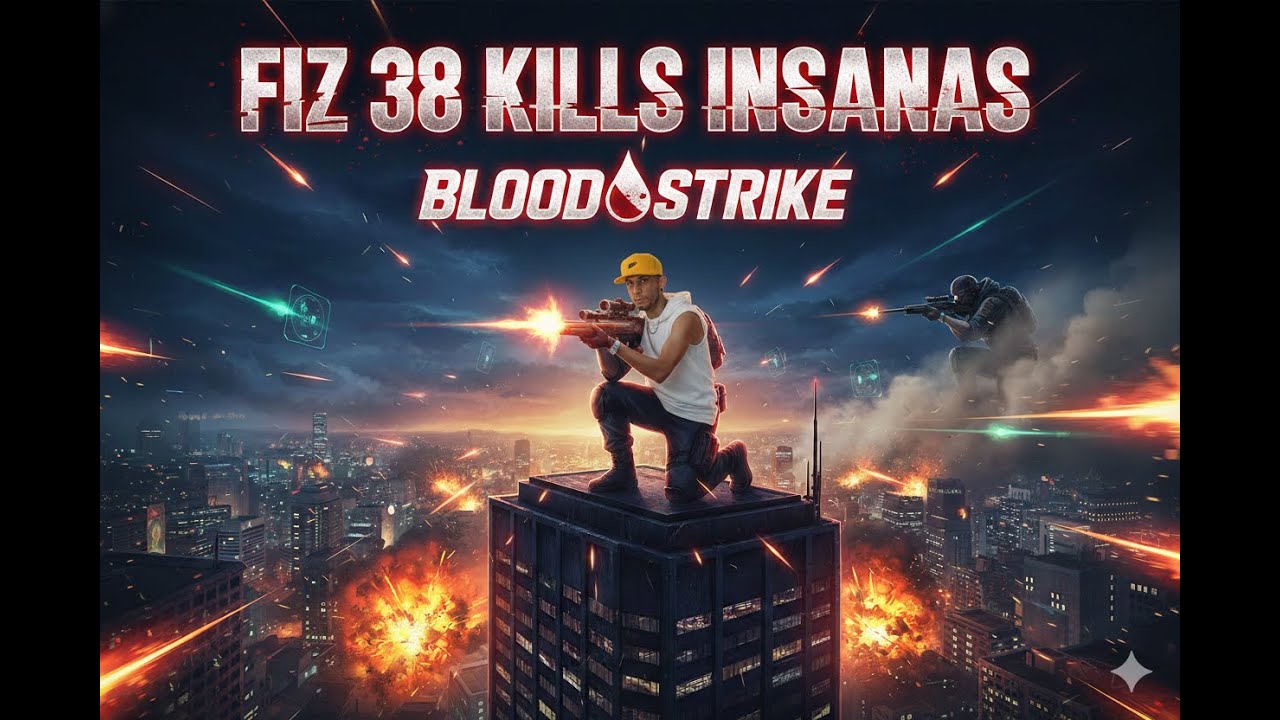 FIZ 38 KILLS INSANAS NO BLOOD STRIKE 😱😱