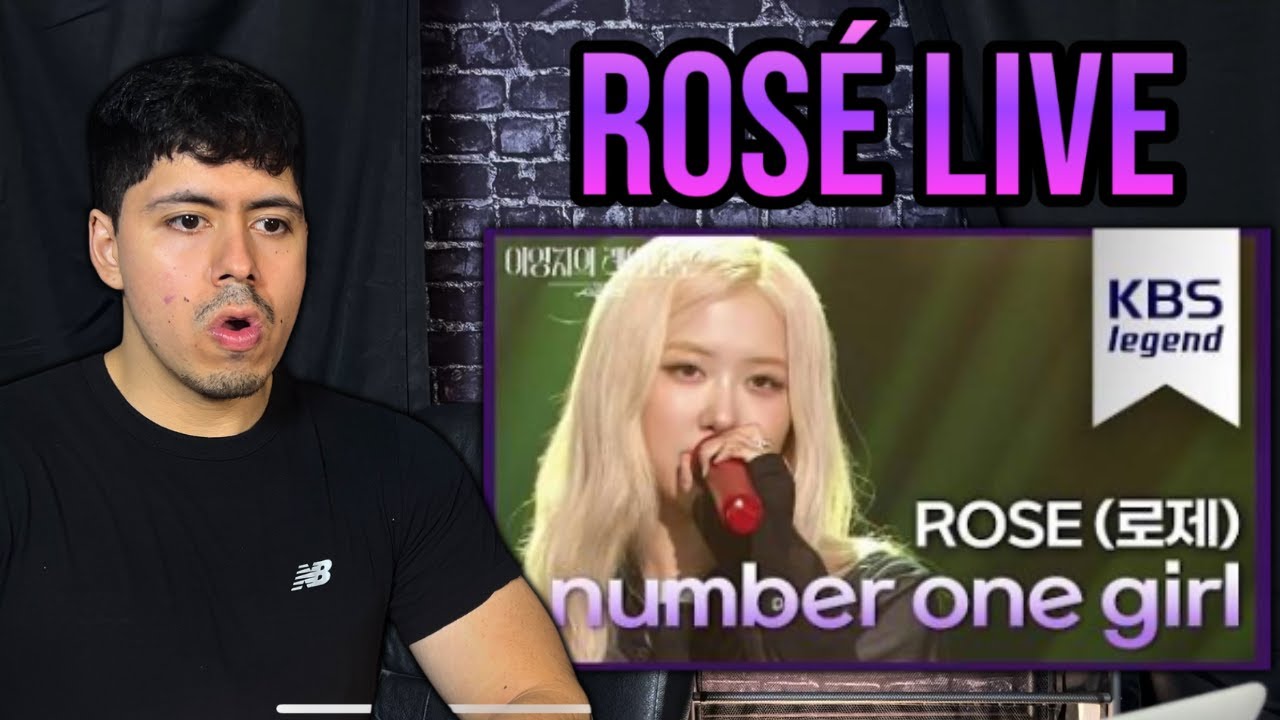 ROSÉ from Blackpink 'number one girl' LIVE [ FIRST REACTION ]