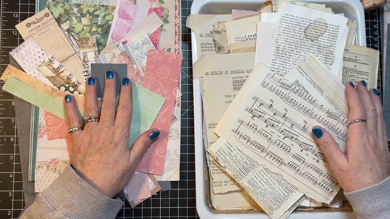 Scrappy Saturday! - Ephemera made with Scraps from Recent Projects!