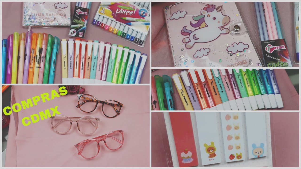 COMPRAS EN EL CENTRO CDMX CON MI PRIMA ♥ MAQUILLAJE- PAPELERÍA - PARTE 1