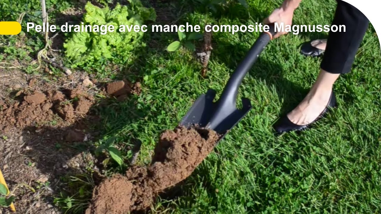 Avis consommateur : Pelle drainage avec manche composite Magnusson | Castorama