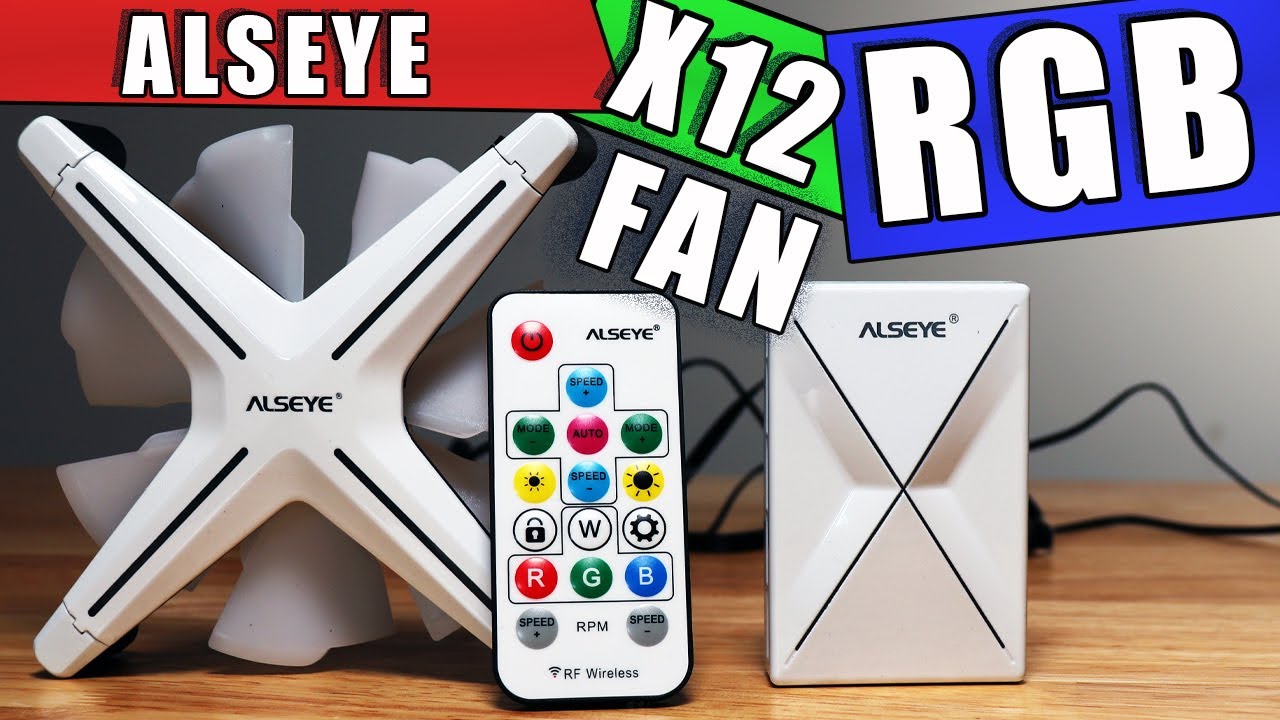 Alseye X12 RGB Fan - Frameless X Design PC cooling fan review