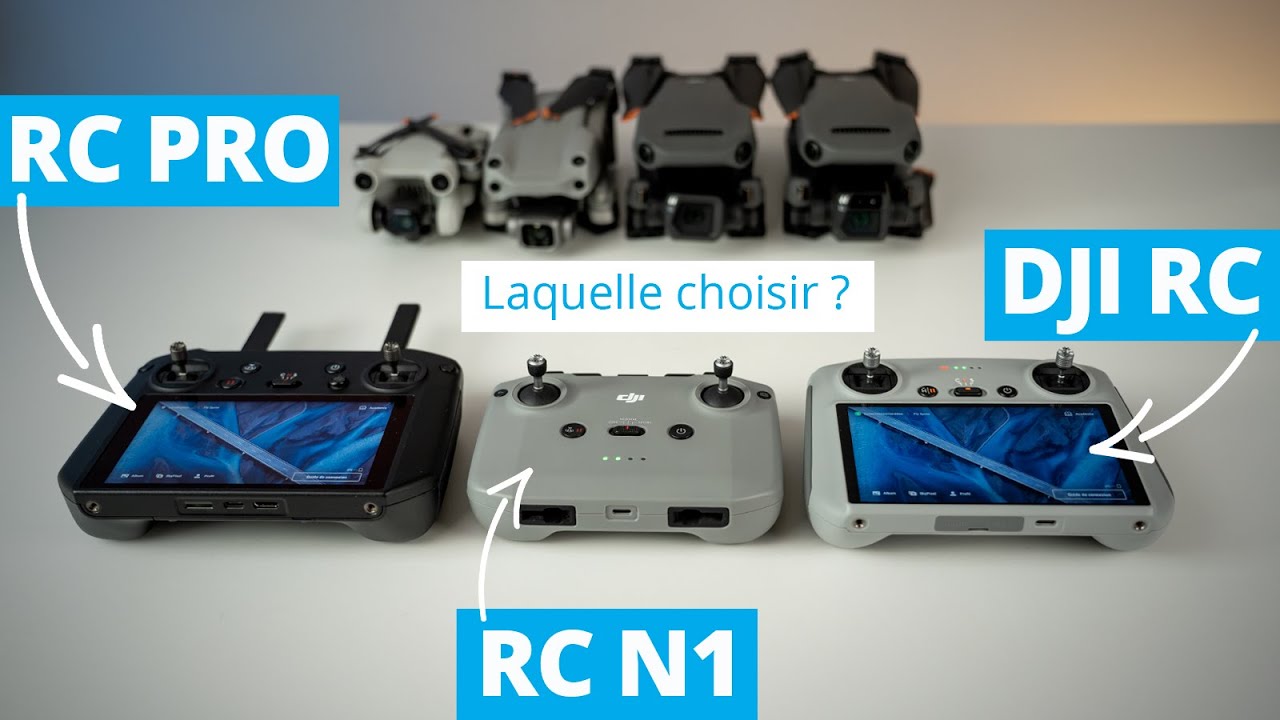 DJI RC/RC PRO/RC N1 : Laquelle de ces radiocommandes choisir ?