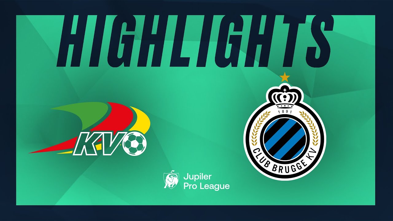 KV Oostende - Club Brugge hoogtepunten