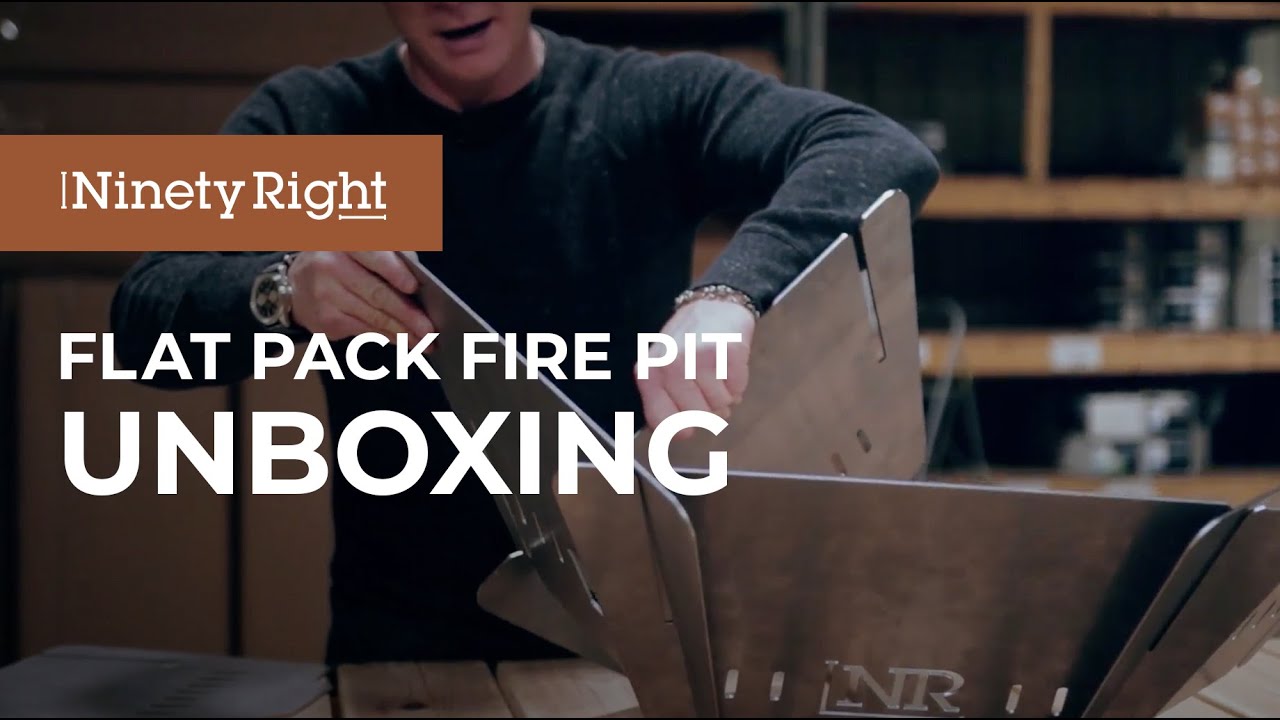 The Flat-Pack Fire Pit - Unboxing
