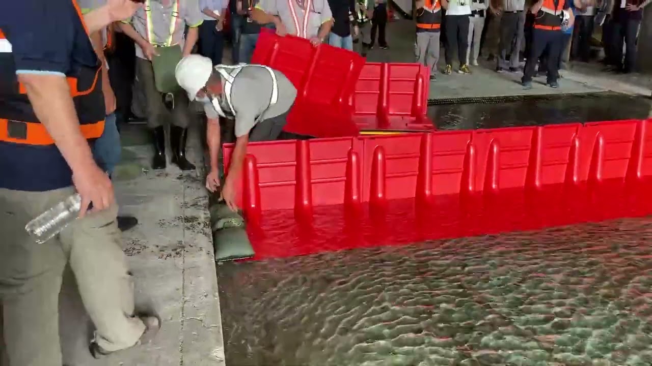 NOAQ Tunnel Flood Testing in Taiwan - full Video