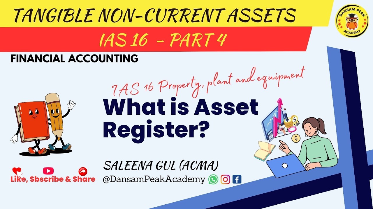 What is Asset Register? IAS 16