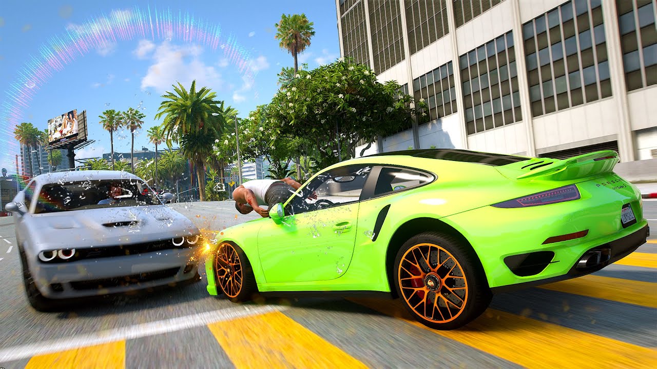 GTA 5 Crash Testing Realistic Deformation & Rollovers Ep.11