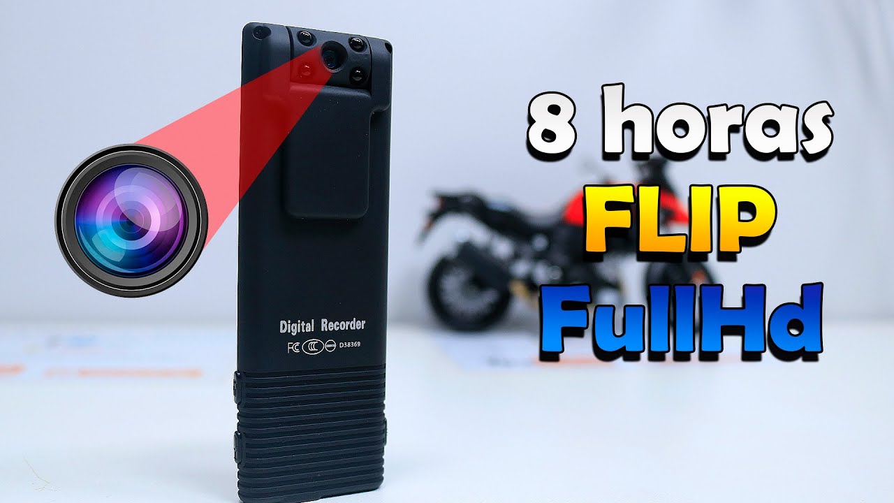 MINI CAMERA ESPIÃ FULL HD E BATERIA DE LONGA DURAÇÃO FLIP