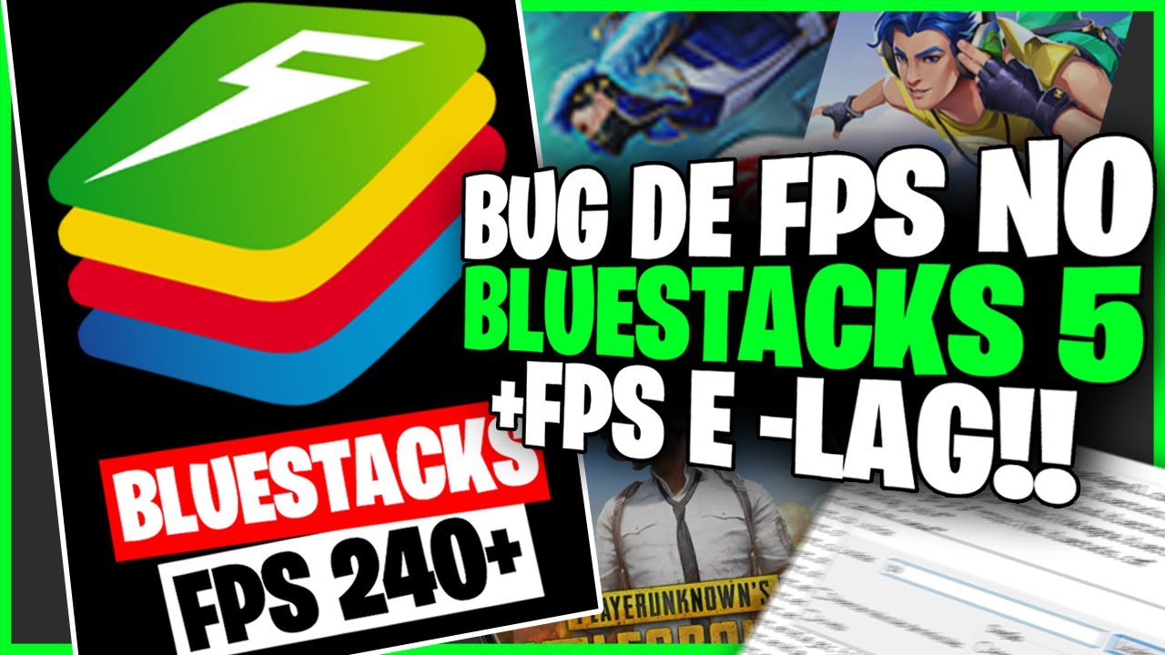 COMO RODAR LISO O FREE FIRE NO BLUESTACKS 5✅ BUG DE FPS NO BS 5