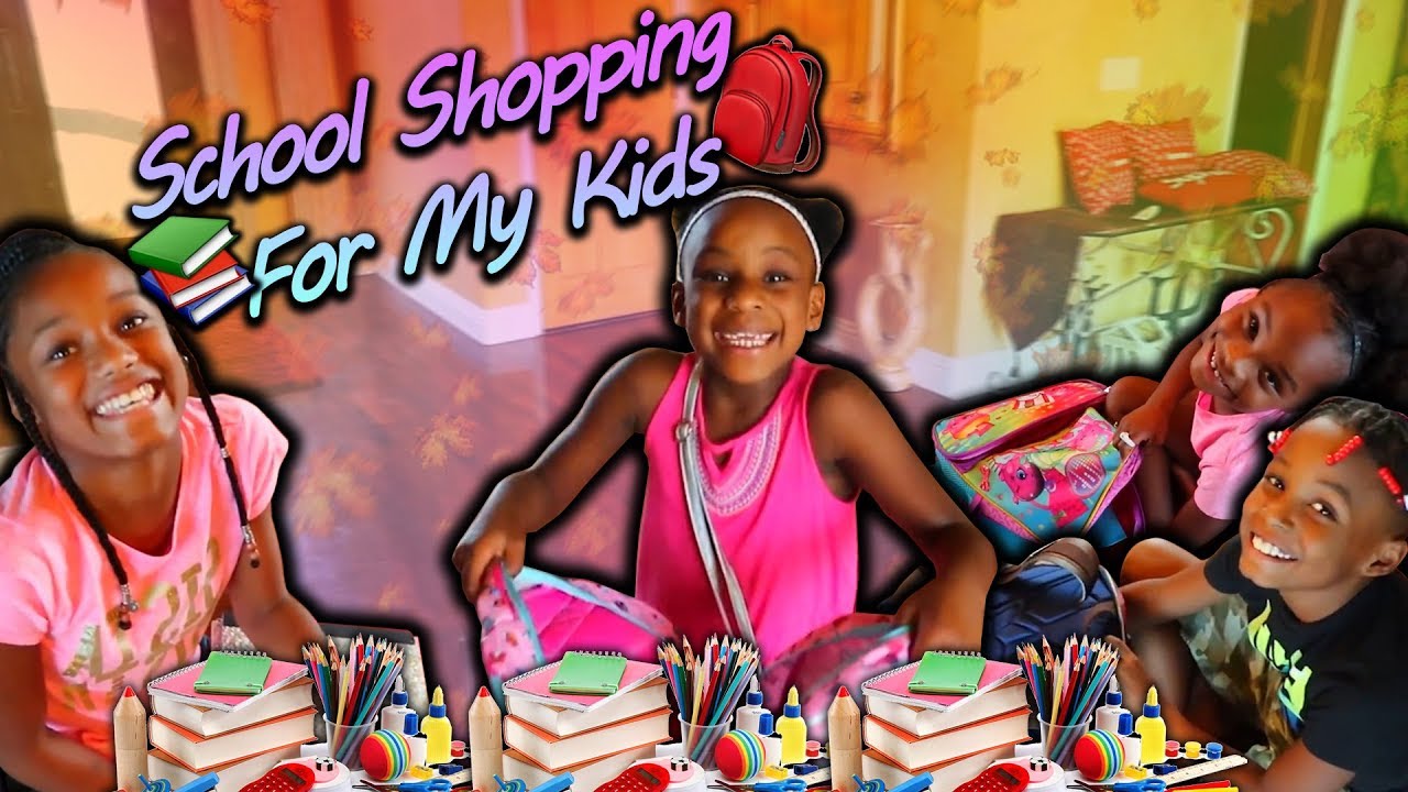 School Shopping For My Kids