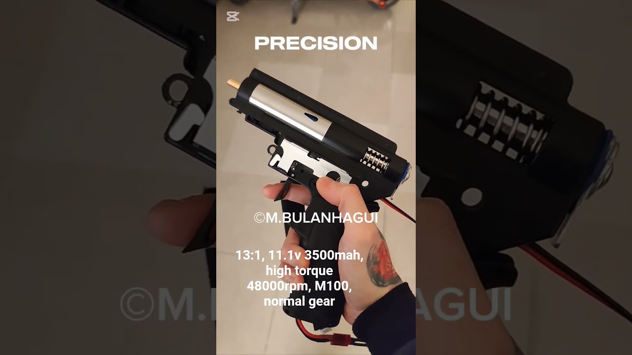 AEG airsoft gearbox version 2 build up