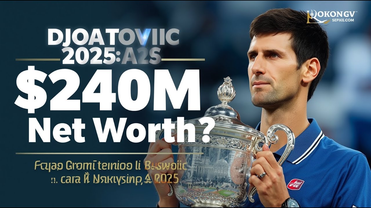 Novak Djokovic Net Worth 2025 | How Rich Is the Tennis Legend? Lifestyle, Earnings & Luxury Revealed