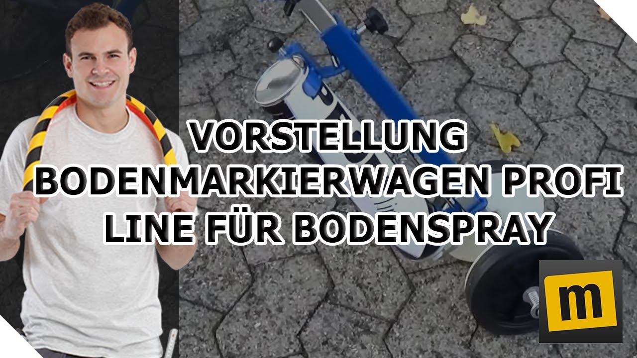 Vorstellung Bodenmarkierwagen PROFI Line f&uuml;r Bodenspray | Markierungsshop.de