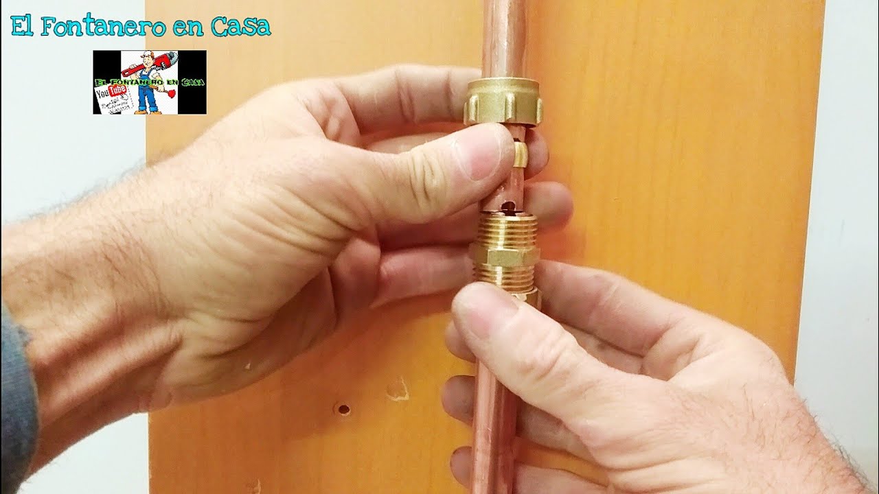 SOLUCIONA EFICÁZMENTE FUGA en COBRE SIN SOLDAR #soldarcobre #fontanería #elfontaneroencasa
