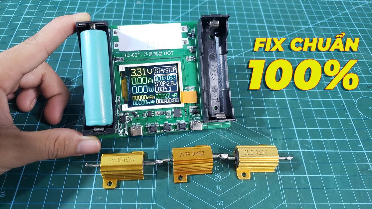 Fix máy đo nội trở giá rẻ đo chuẩn như máy xịn