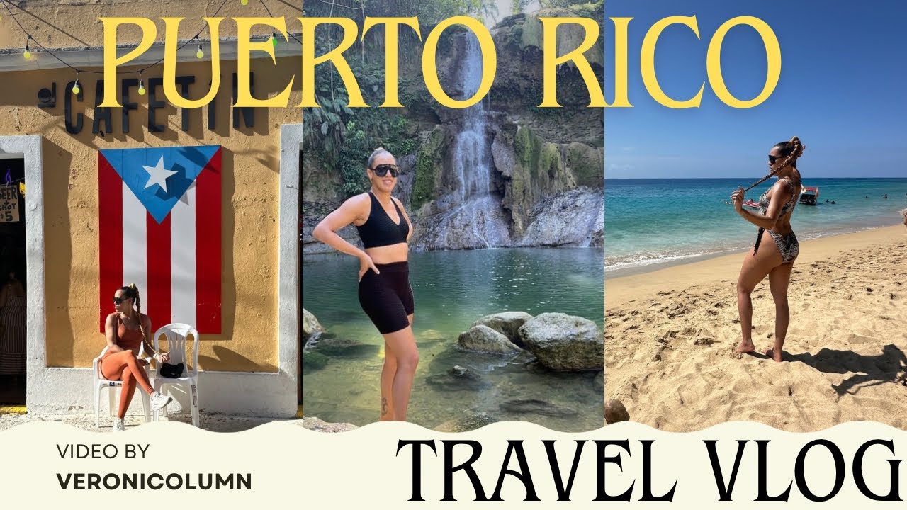 TRAVEL VLOG: PUERTO RICO| AGUADILLA|CRASH BOAT BEACH |FRONTIER AIRLINES IS GHETTO