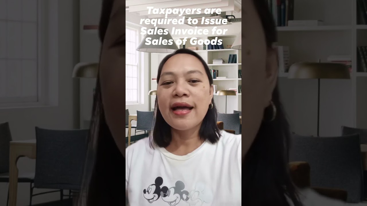 Register your Sales Invoice to BIR