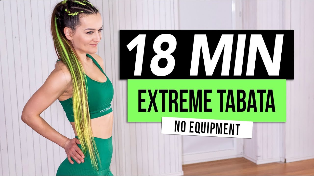 18 MIN EXTREME TABATA WORKOUT | Monika Kolakowska
