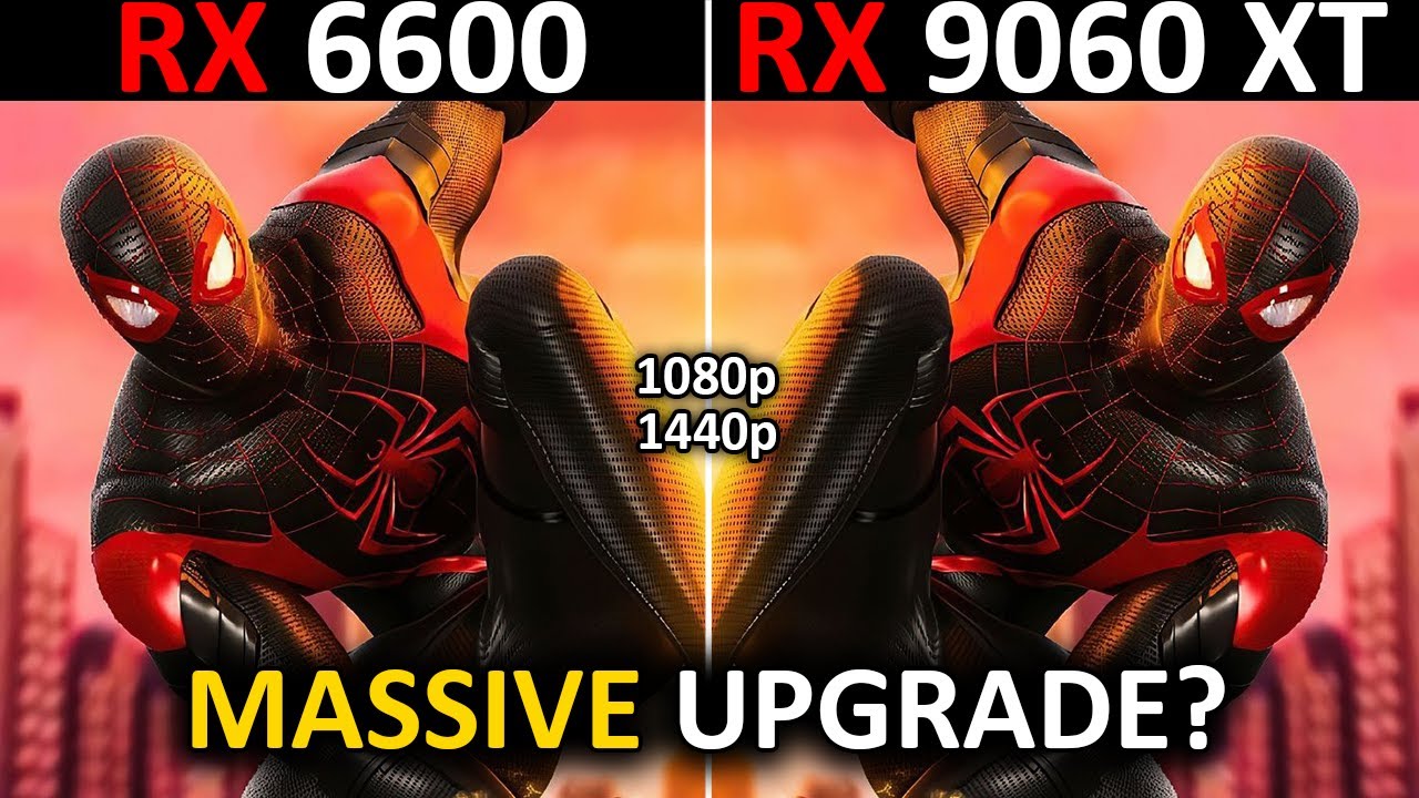 RX 6600 против RX 9060 XT | Стоит ли менять сейчас? | 1080p, 1440p | 2025