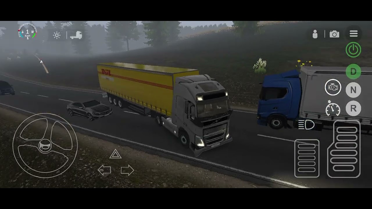 Jugando truk simulador 
