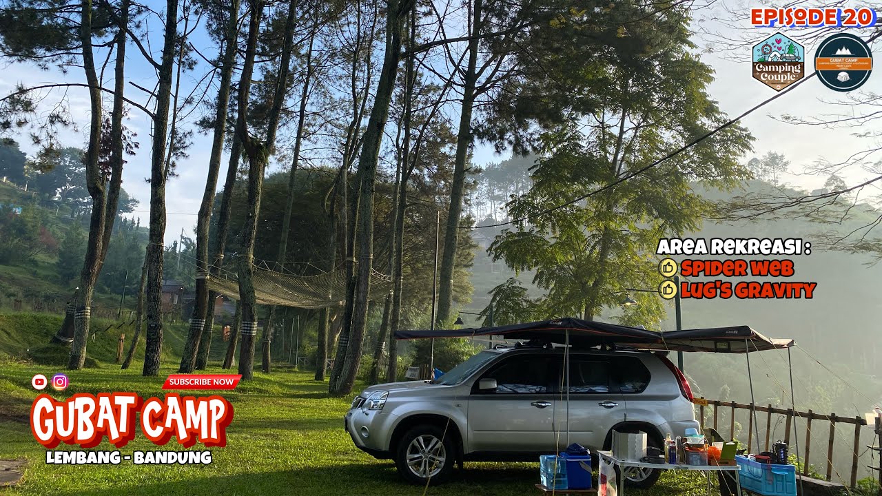 Camping Hanya Berdua di Gubat Camp Lembang Bandung | Nissan X-trail T31 Campervan
