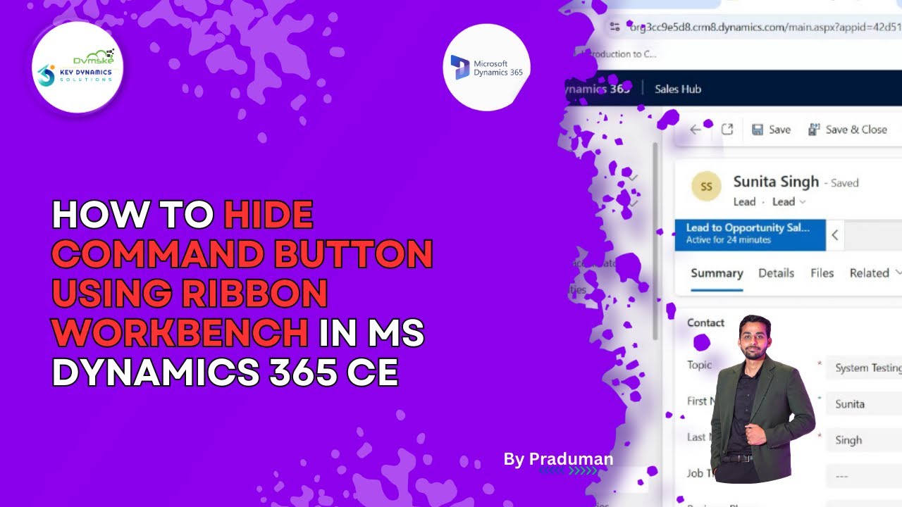 How to hide button from the command bar using XRM tool box Ribbon workbench in dynamics 365 CE