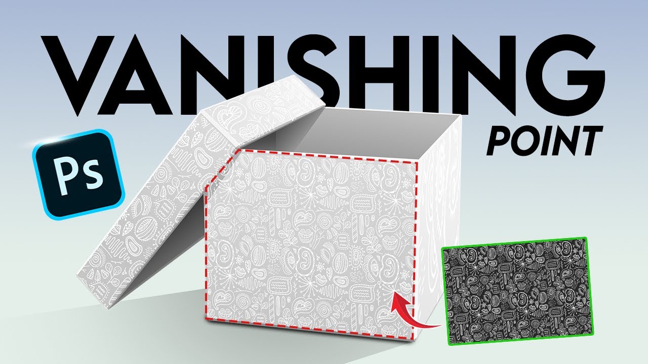 Vanishing point in Photoshop for Beginner's Class 23  | Urdu / Hindi