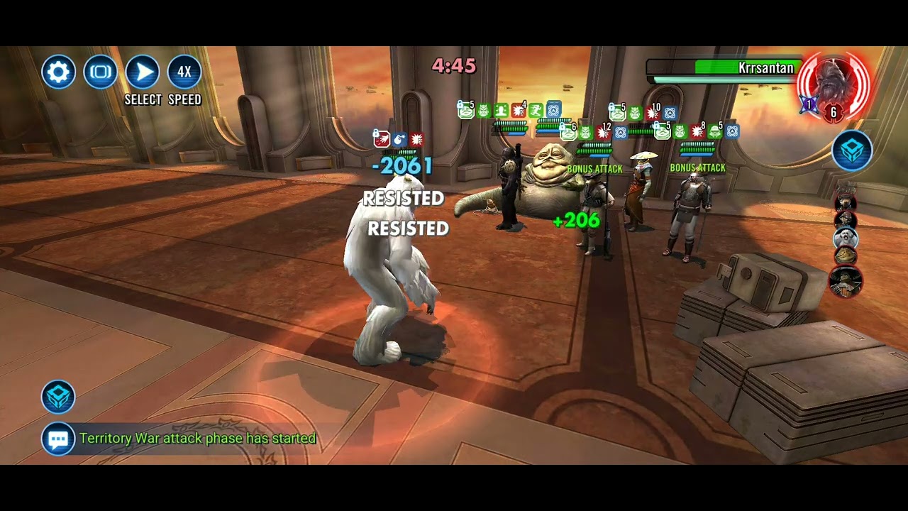 Wampa Cron vs Jabba in TW