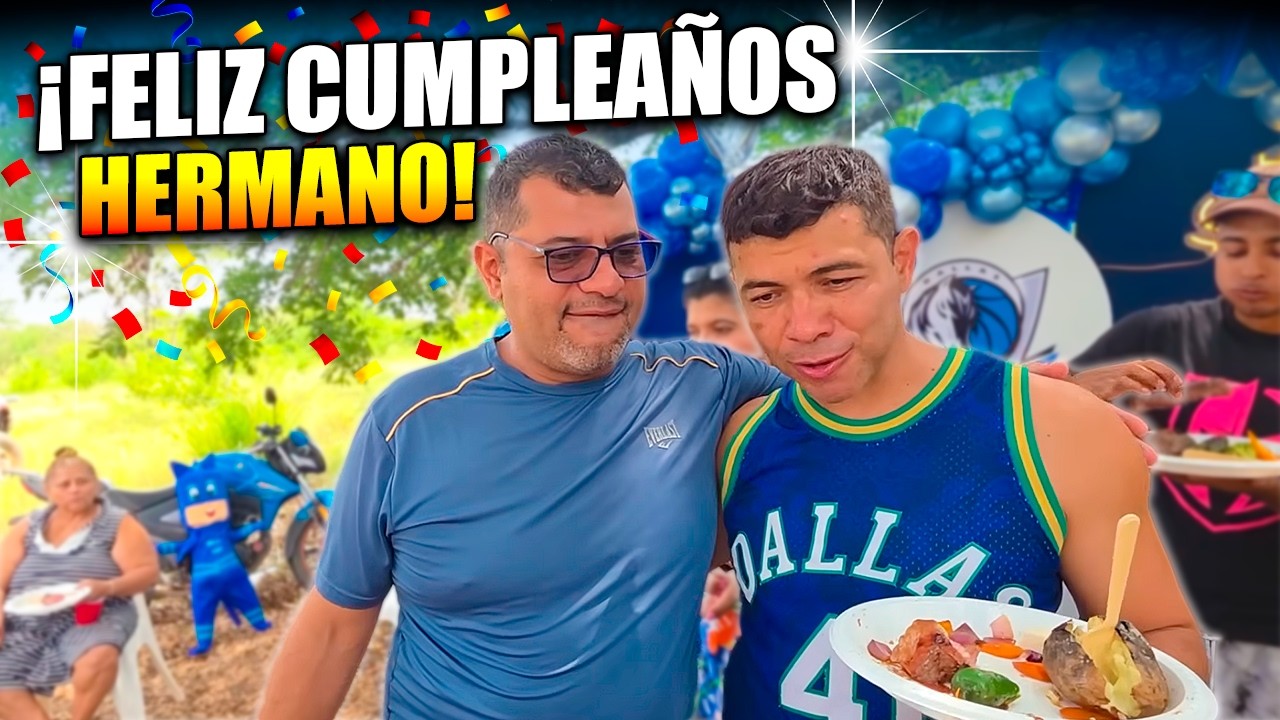 Dina y Elmer Felicitan a su Hermano y así Reaccionó Camarón