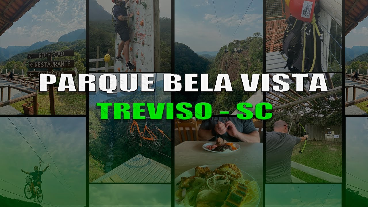 Esportes radicais e a famosa trilha dois dedos, Parque Bela Vista em Treviso-SC