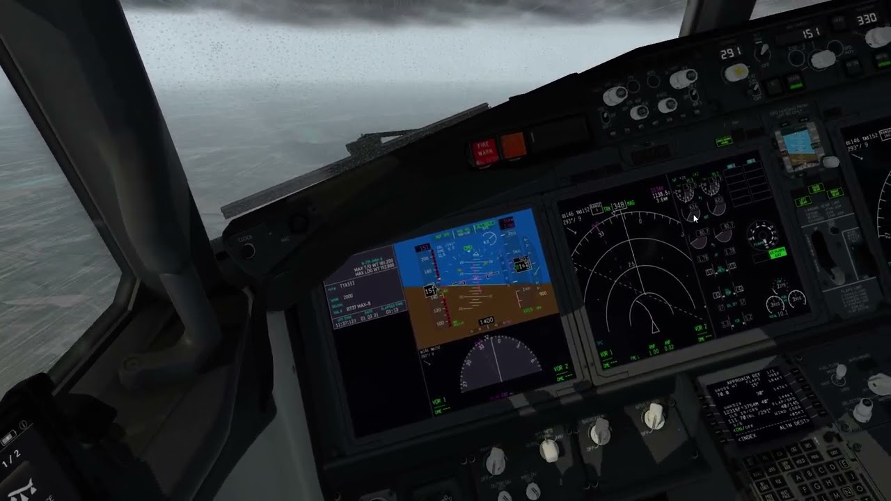 X-PLANE 11 | Boeing 737-8MAX Landing in Kazan airport UWKD