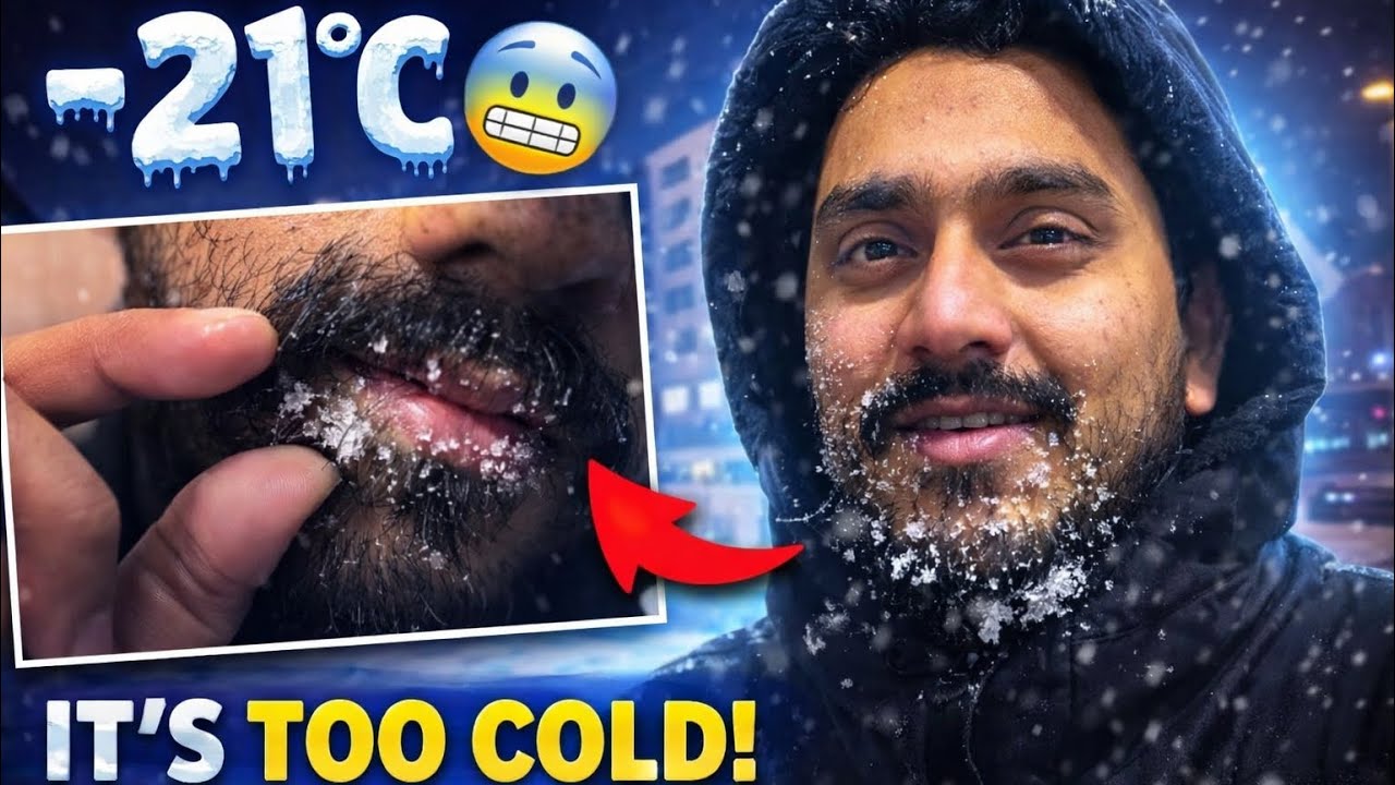 Itni sardi hogai hai k face pr barf jamne lagi hai 😩🥶