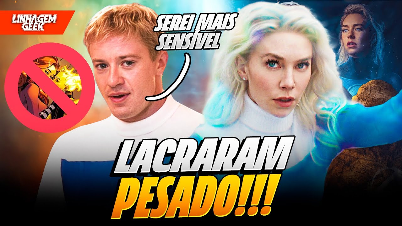 TOCHA HUMANA VIROU BROCHA HUMANA NO QUARTETO FANTÁSTICO!