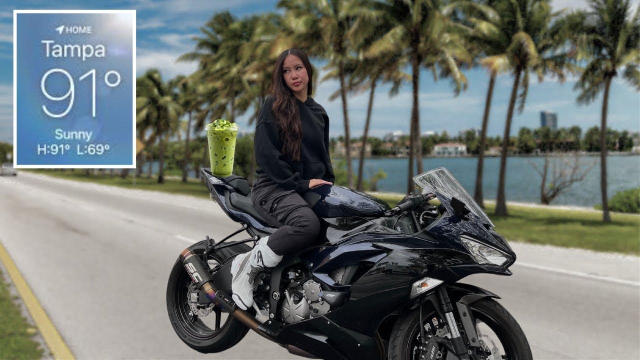 RIDE TO GET MATCHA (in 90° weather)