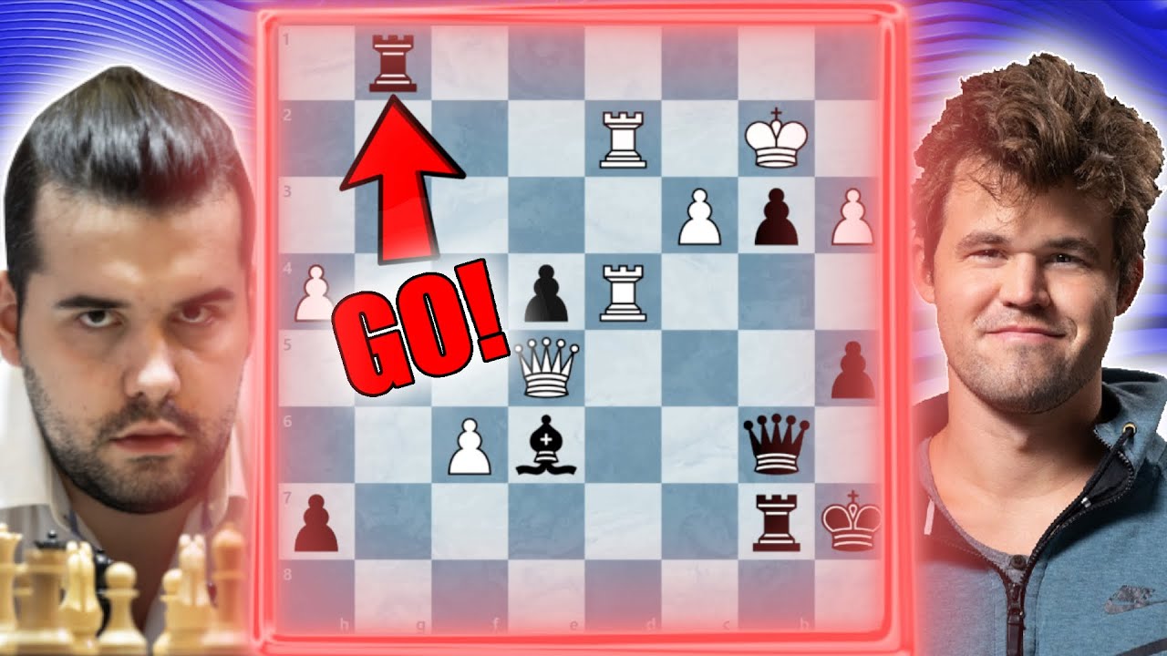 JEGO GRA w SZACHY ZACHWYCA ŚWIAT, ale i SZCZĘŚCIE ma :) | Jan Niepomniaszczij - Magnus Carlsen, 2021
