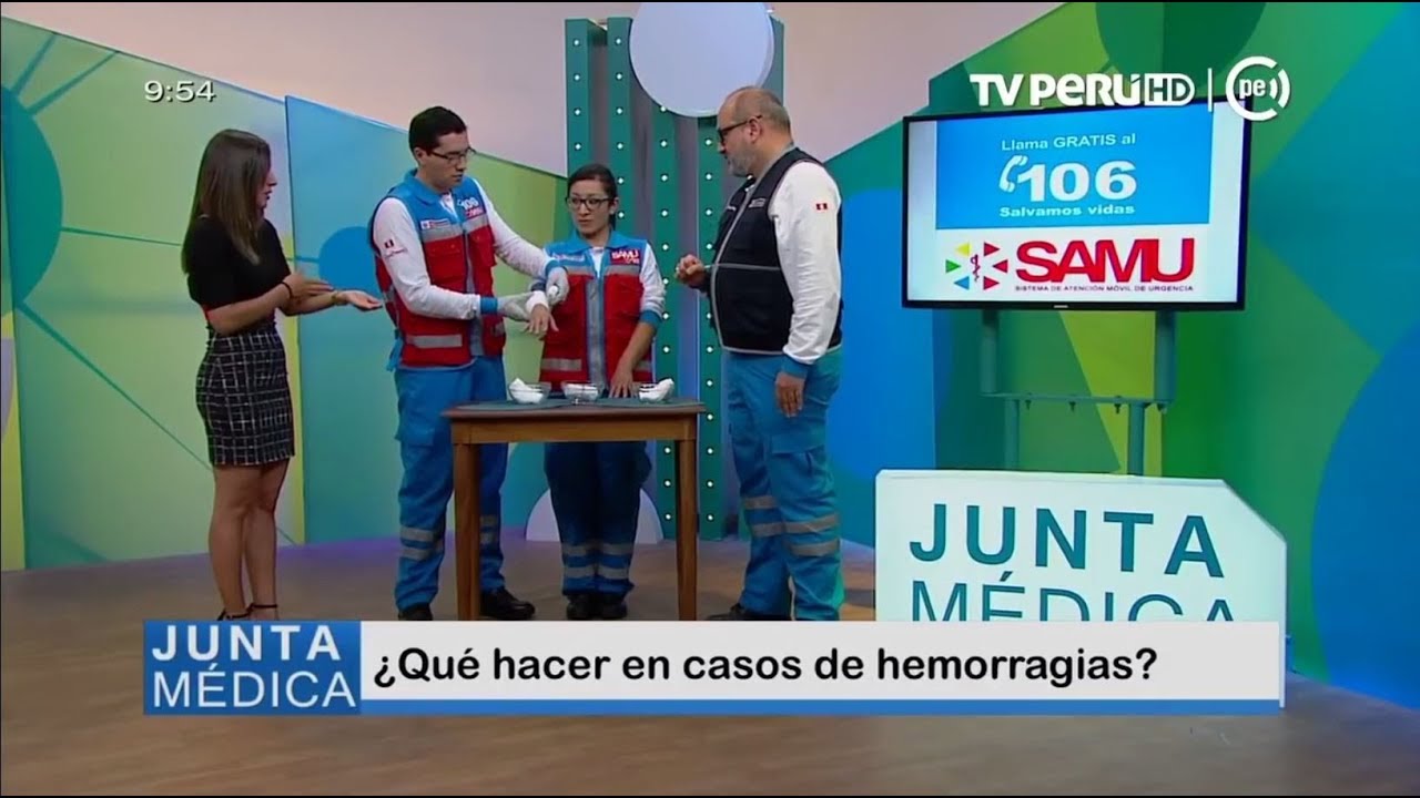 SAMU: ¿Qué hacer en caso de hemorragias?
