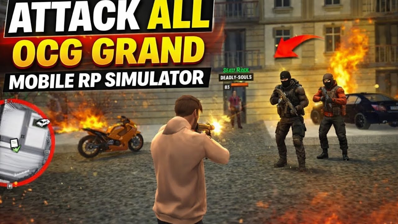 Grand Mobile Rp Life Simulator Hack Video || 🔫 Attack All OCG