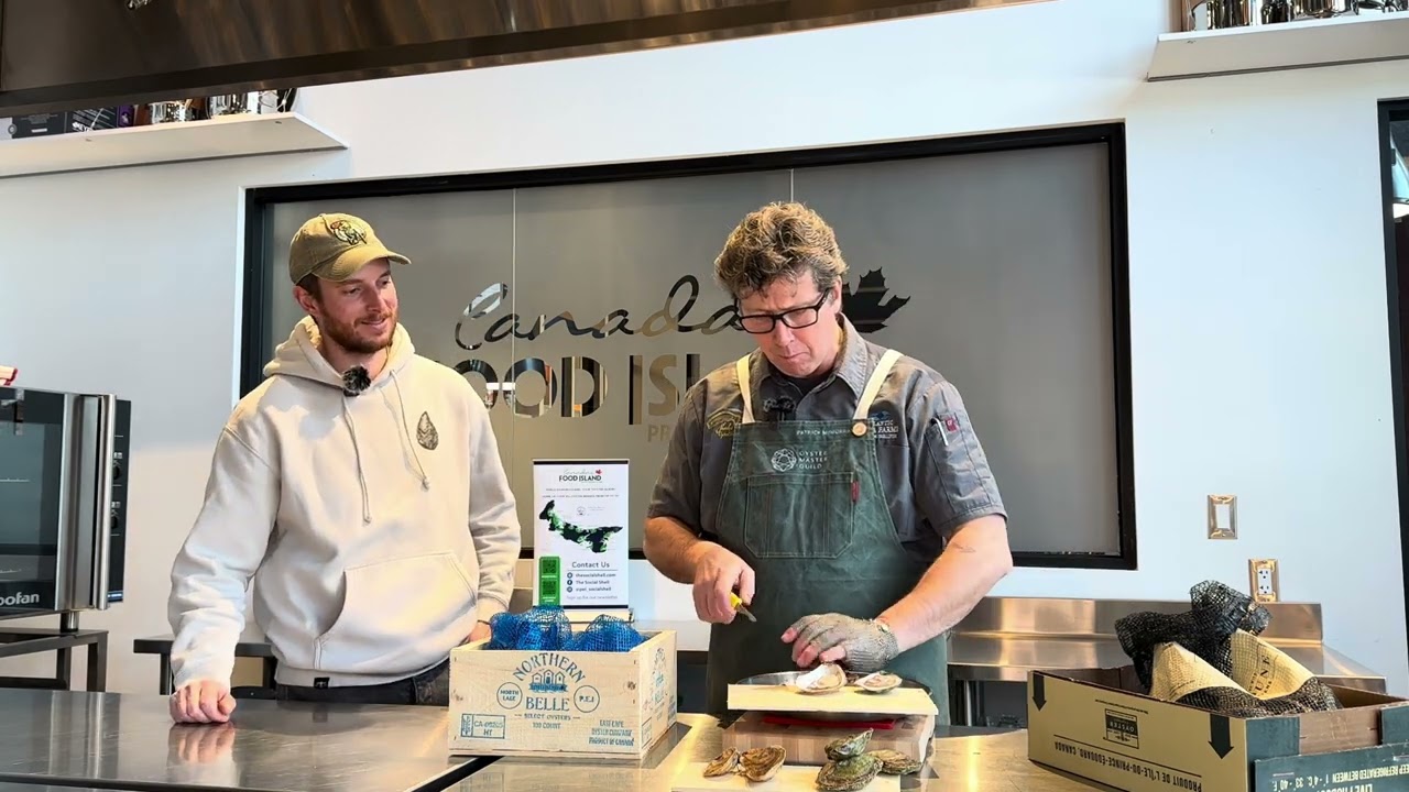 Oyster Master Guild Explores the Flavours PEI Oysters with Phill from East Cape Oysters