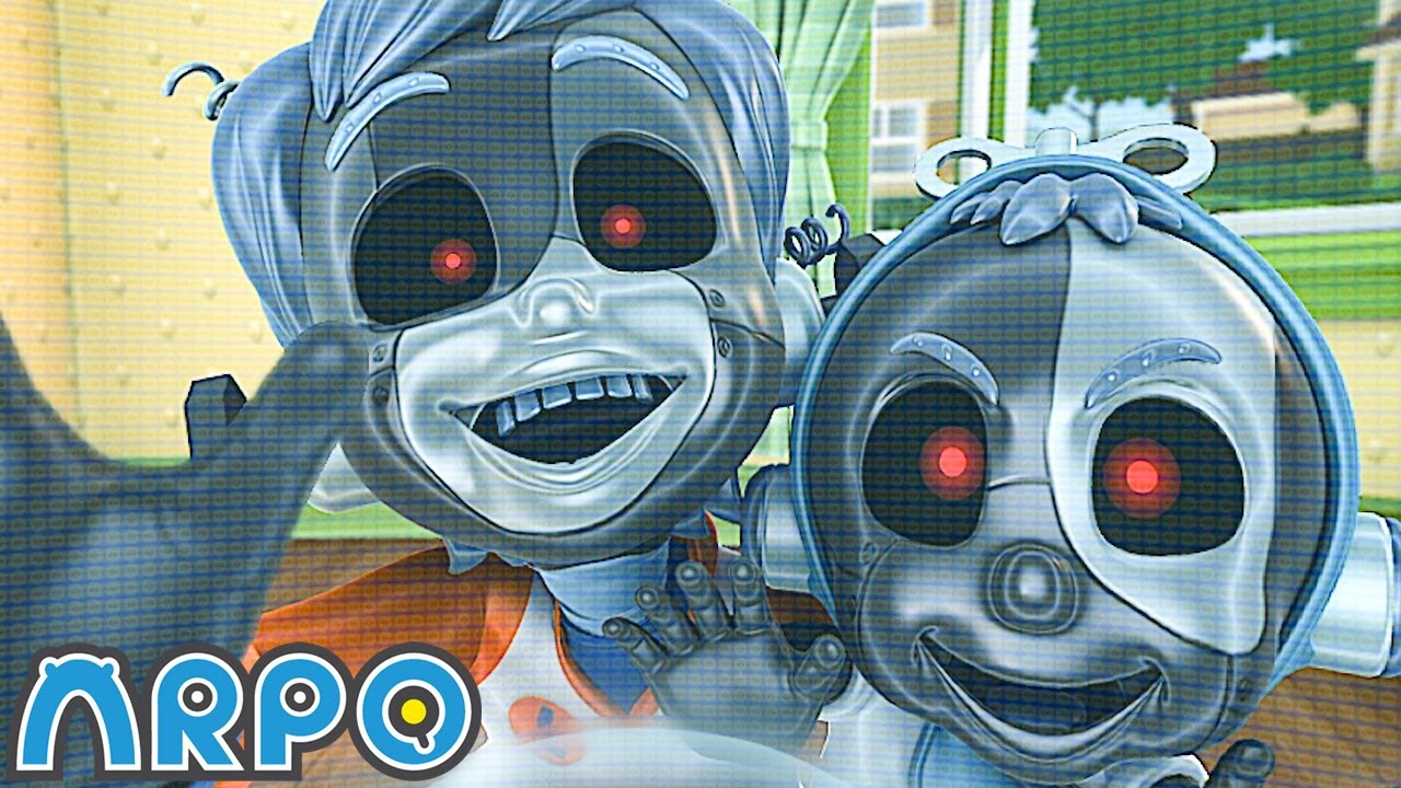 ¡El robot confundido tiene una pesadilla! | El Robot ARPO🤖Caricaturas y dibujos animados para niños