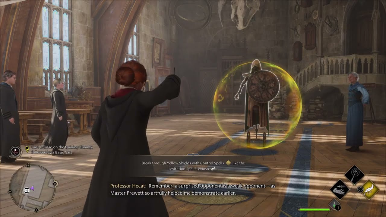 Hogwarts Legacy – How to Cast Levioso and Break an Opponent Shield