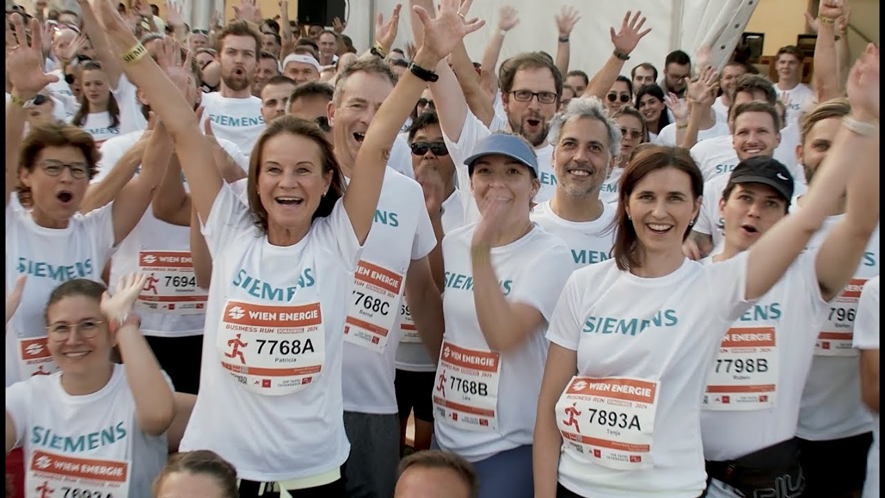 Wien Energie Business Run 2024 - Das Siemens Team