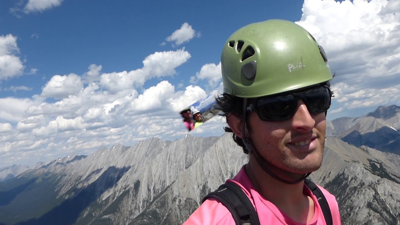 Climbing Mt. Louis in Banff