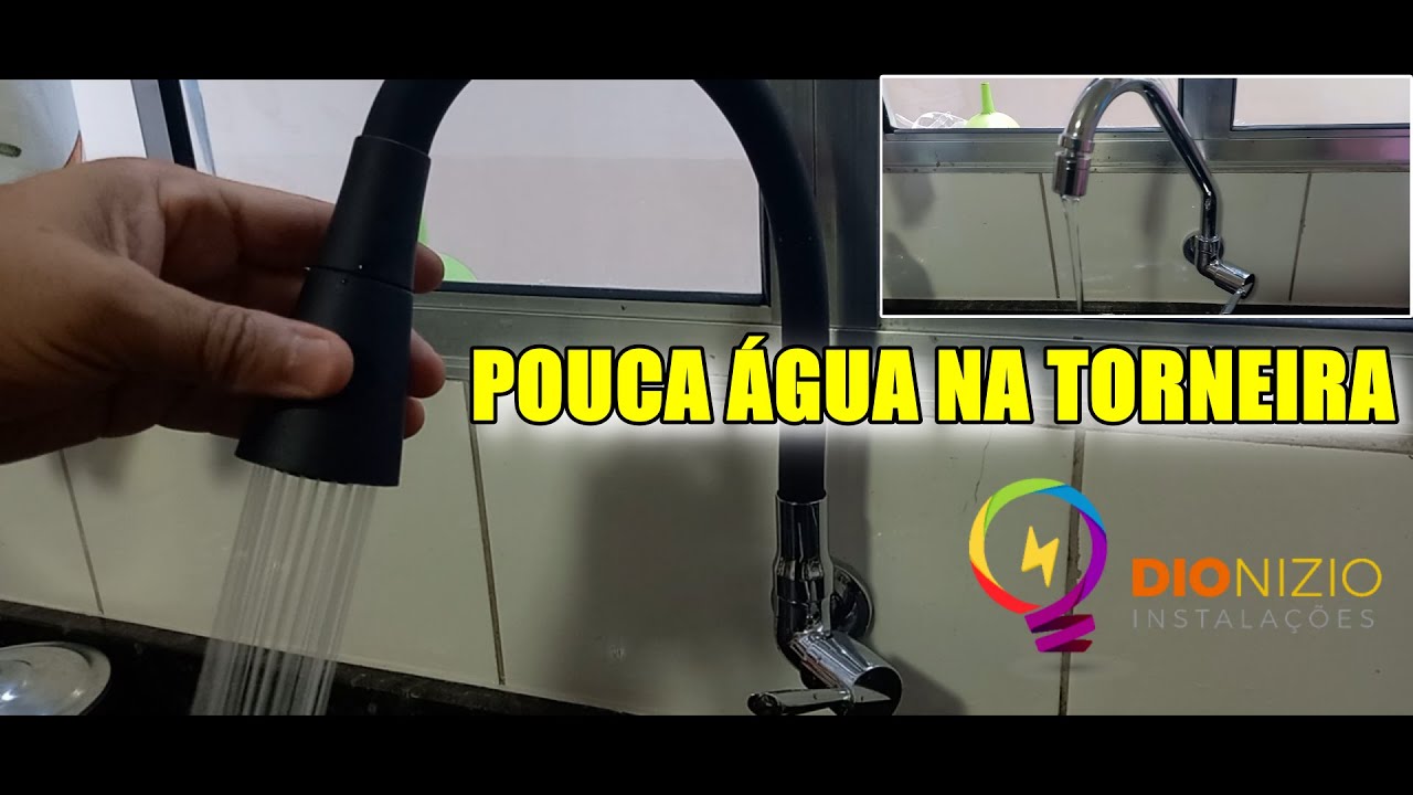 #POUCA ÁGUA NA TORNEIRA