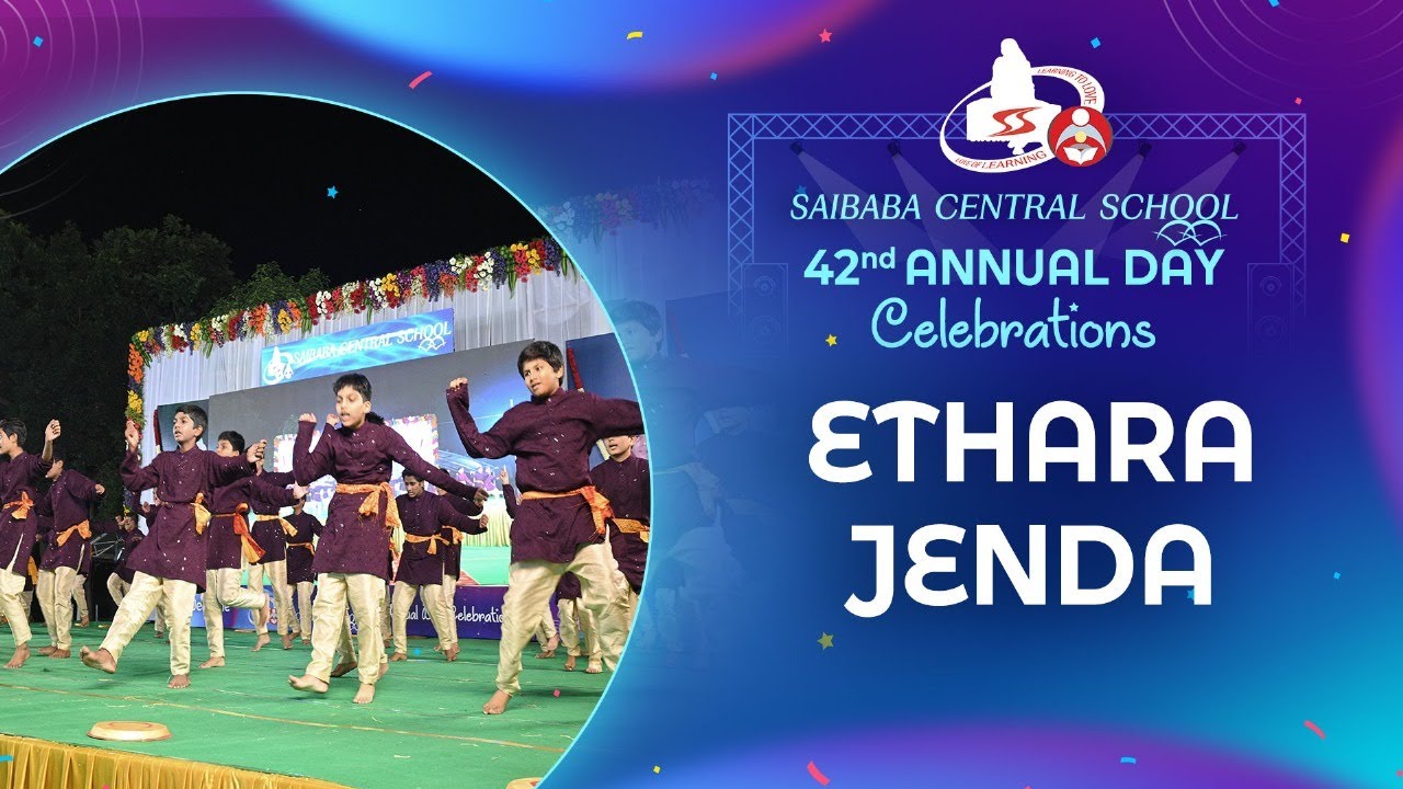 Saibaba Central School Annual Day 2024-25 8th& 9th Class Boys Ethara Jenda